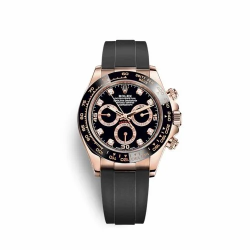 Rolex Cosmograph Daytona Everose / Cerachrom / Black - Diamond / Oysterflex 116515LN-0057 (m116515ln-0057)